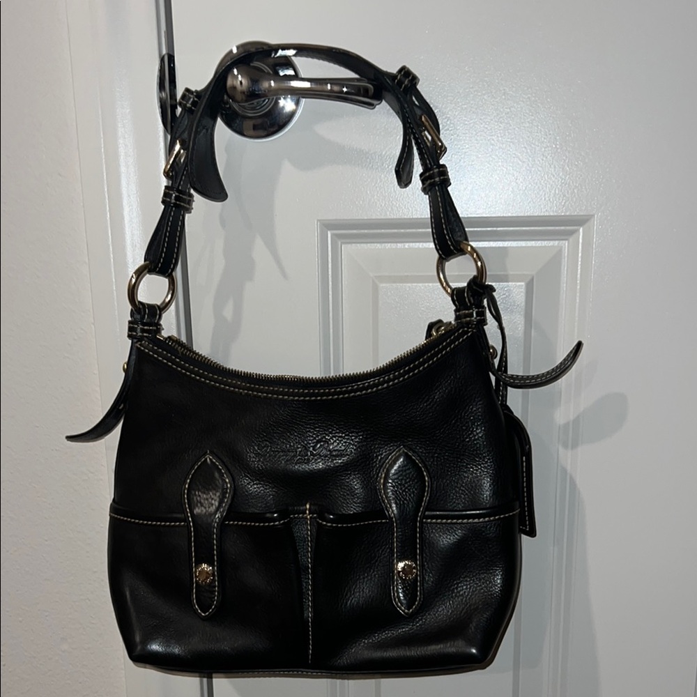 Dooney & Bourke Black Leather Shoulder Bag